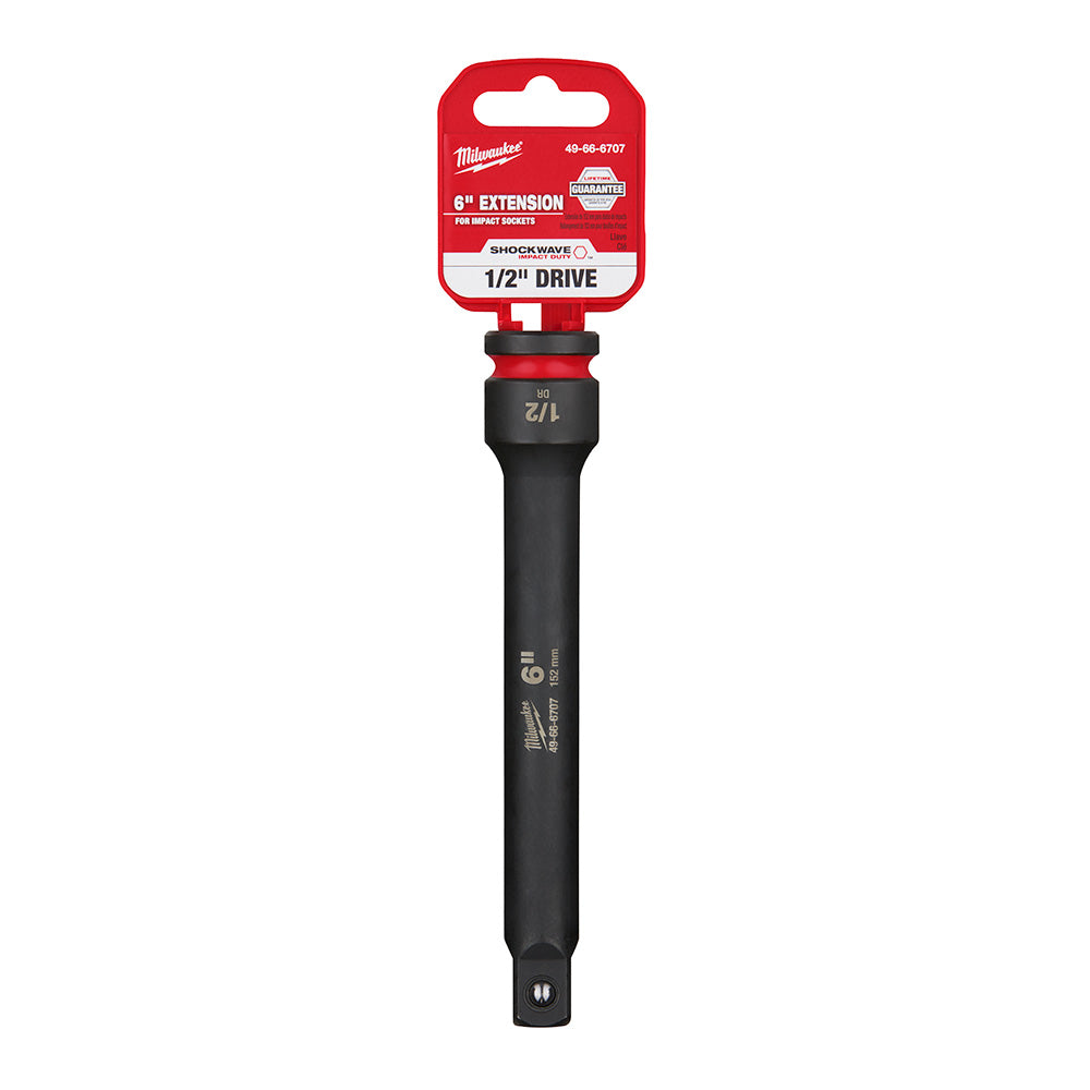 Milwaukee 49-66-6707 SHOCKWAVE Impact Duty 1/2in Drive 6in Extension