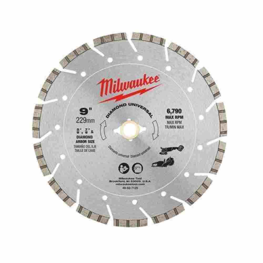 Milwaukee 49-93-7125 9in Diamond Universal Segmented Turbo Blade