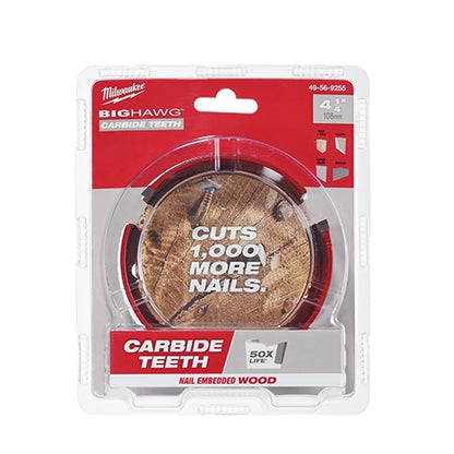 Milwaukee 49-56-9255 BIG HAWG with Carbide Teeth 4-1/4″