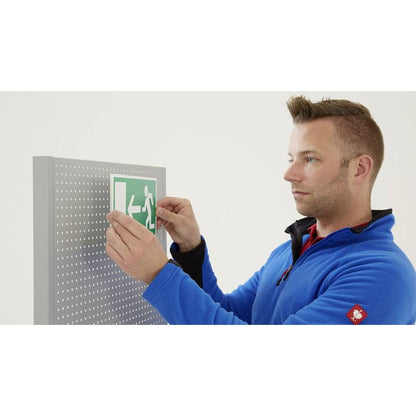 Industrial application of 4970 double-coated PVC tape for mounting signage and plastic profiles