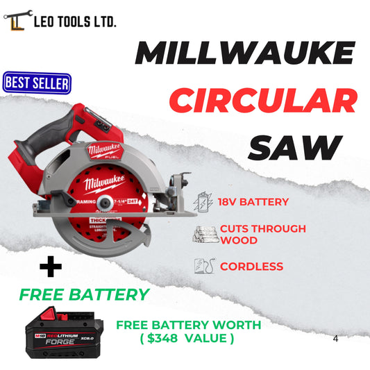 Milwaukee 2834-20 M18 FUEL 7-1/4" Circular Saw (Tool Only)