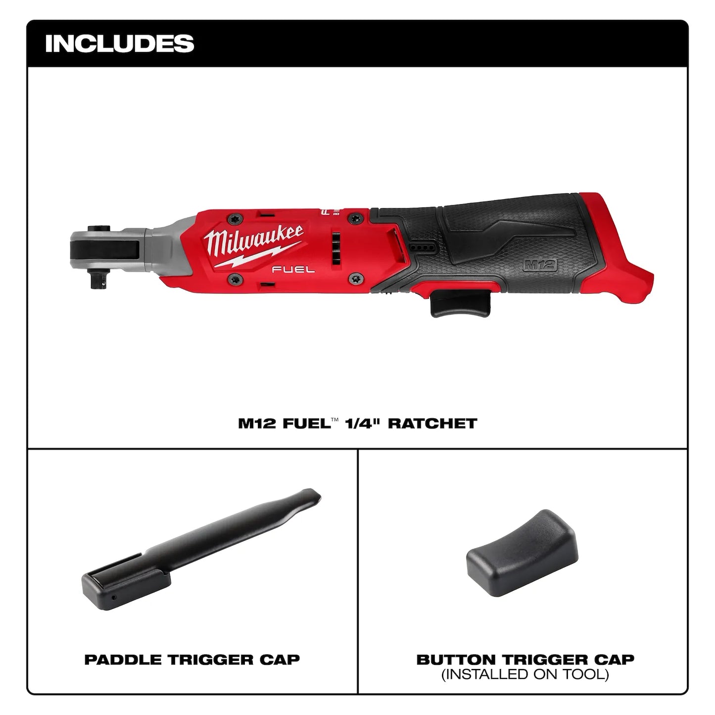 M12 3052-20 FUEL™ 1/4" Ratchet