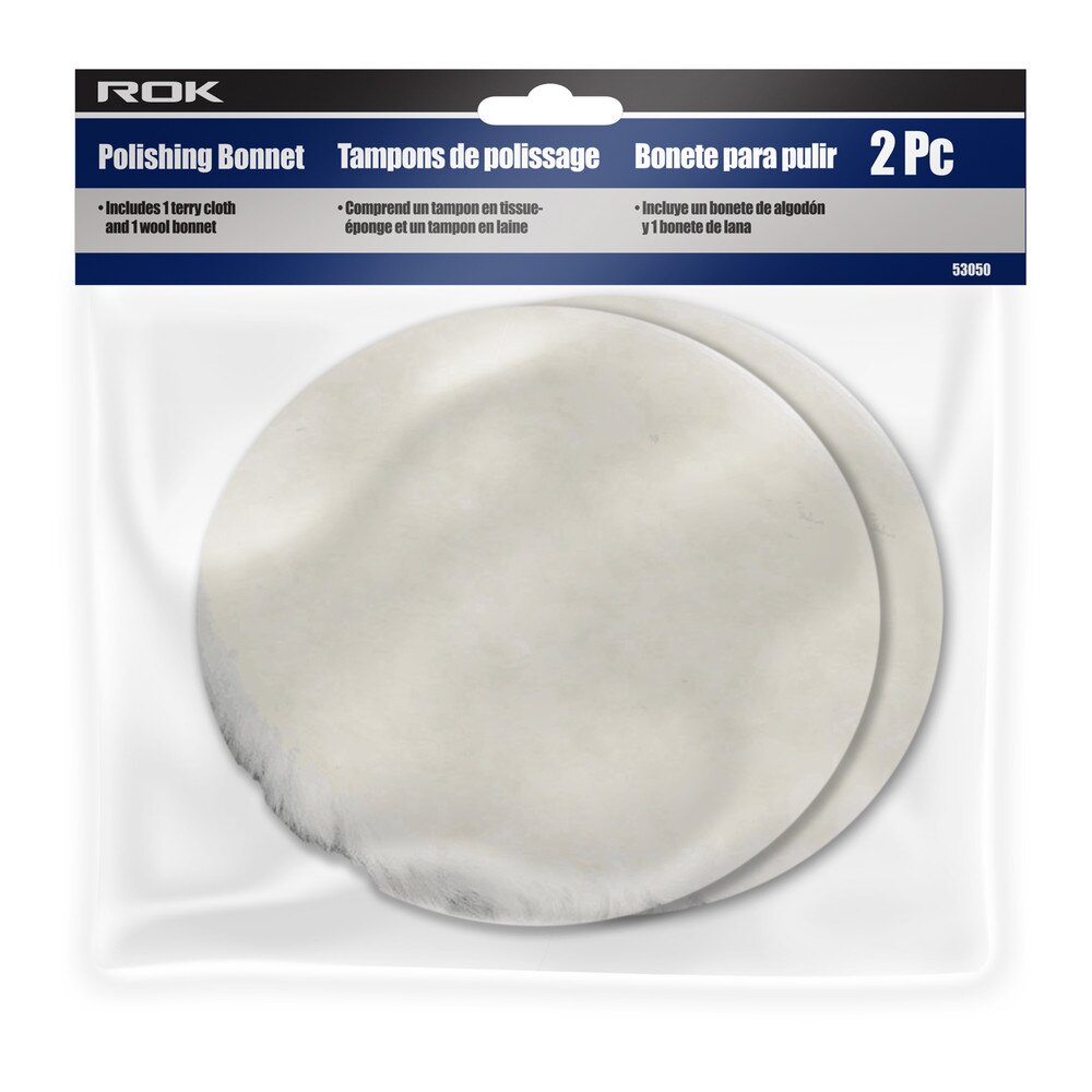 2 PC 10" Polishing Bonnet Set for Smooth Surface Finishing