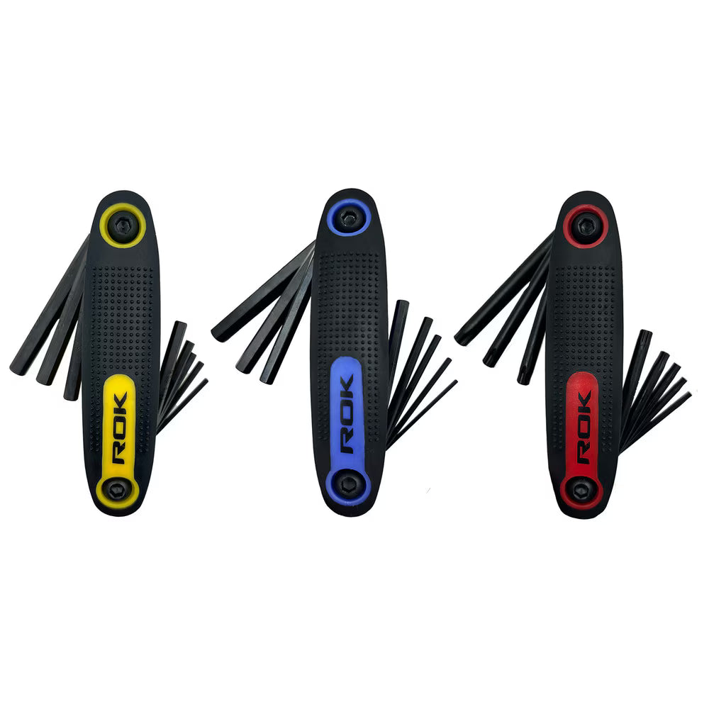 3 Folding Hex Key Sets | SAE, Metric & Torx Allen Wrench
