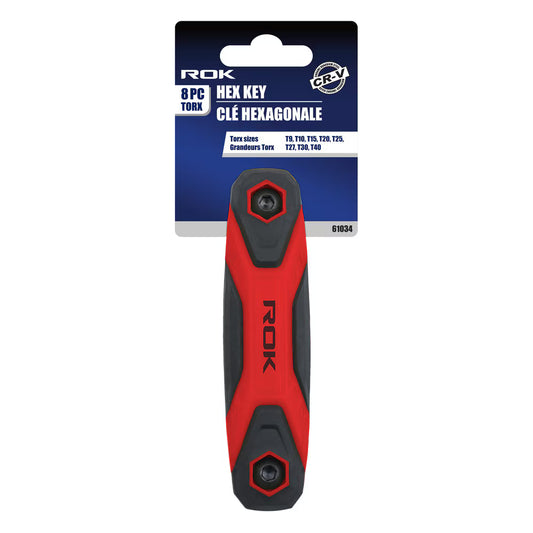 8-Piece Folding Torx Hex Key Set