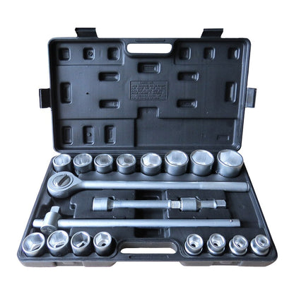 3/4" Drive Socket Wrench Set, 21-Piece Heavy-Duty Tool Set