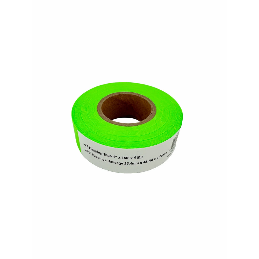 Surveyors Flagging Tape 1" x 150 ft 4 Mil – High-Visibility Marking Tape