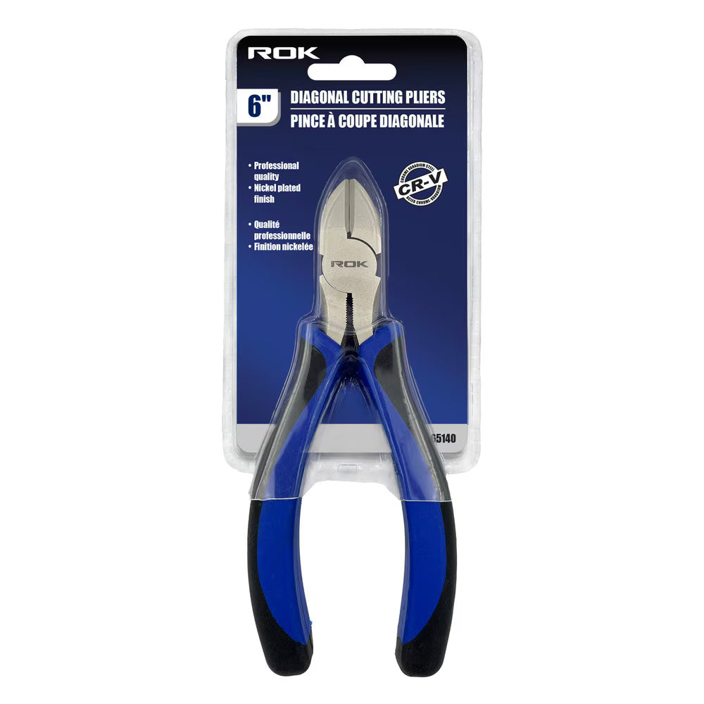 6-Inch Diagonal Cutting Pliers | Heavy-Duty Wire Cutter Tool