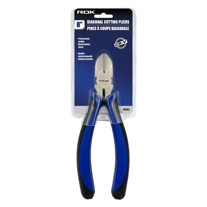 8" Diagonal Cutting Pliers for Wire and Cable Cutting