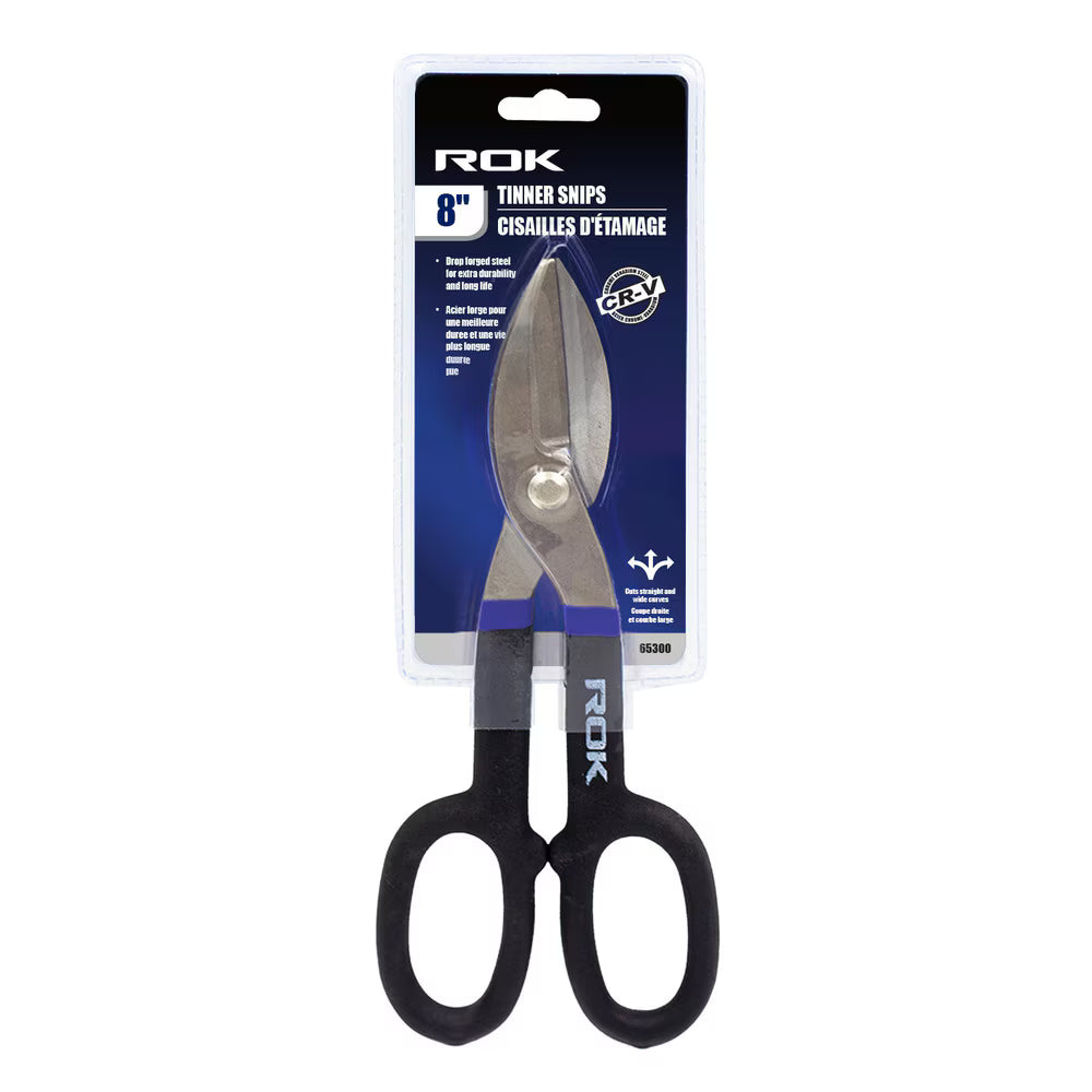 8" Tinner Snips | Sheet Metal Cutting Snips