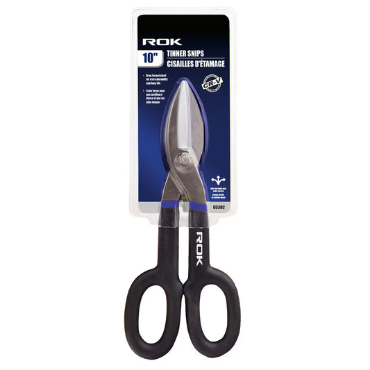 10" Tinner Snips | Sheet Metal Cutting Snips