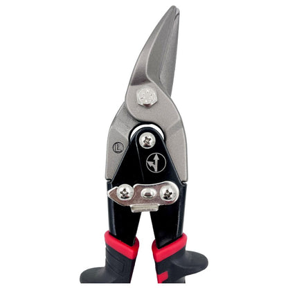 10" Left-Cut Aviation Snips for Sheet Metal Cutting