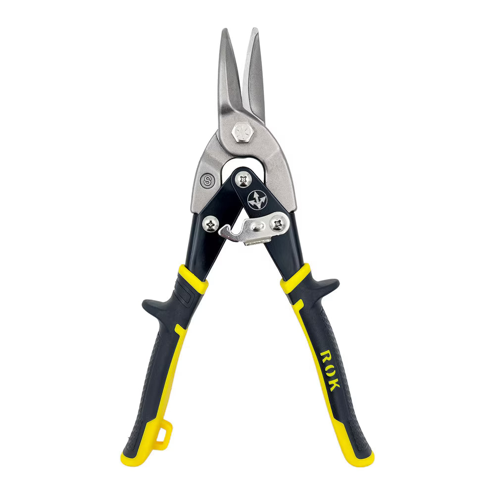 10" Straight-Cut Aviation Snips for Sheet Metal Cutting