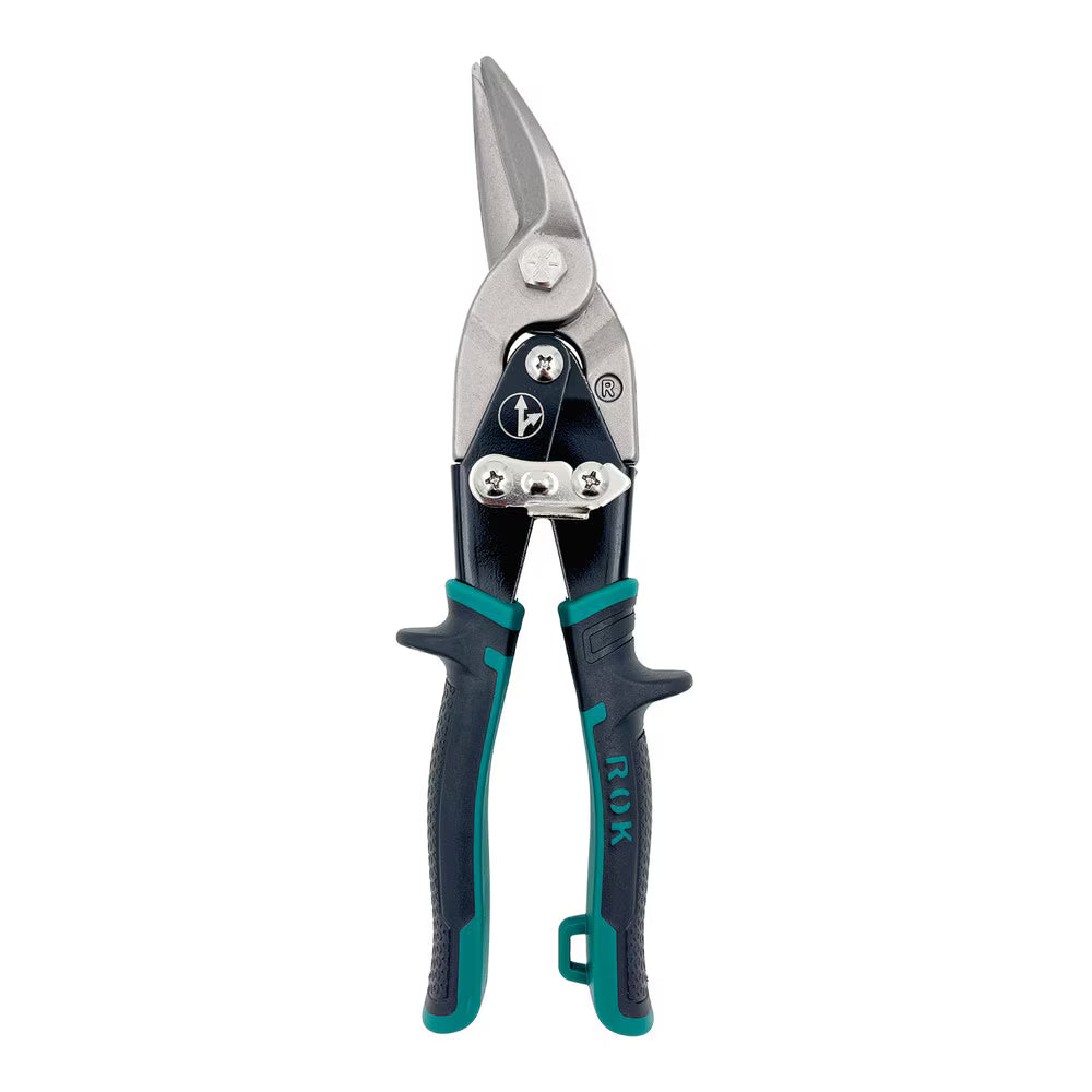 10" Right-Cut Aviation Snips for Sheet Metal Cutting