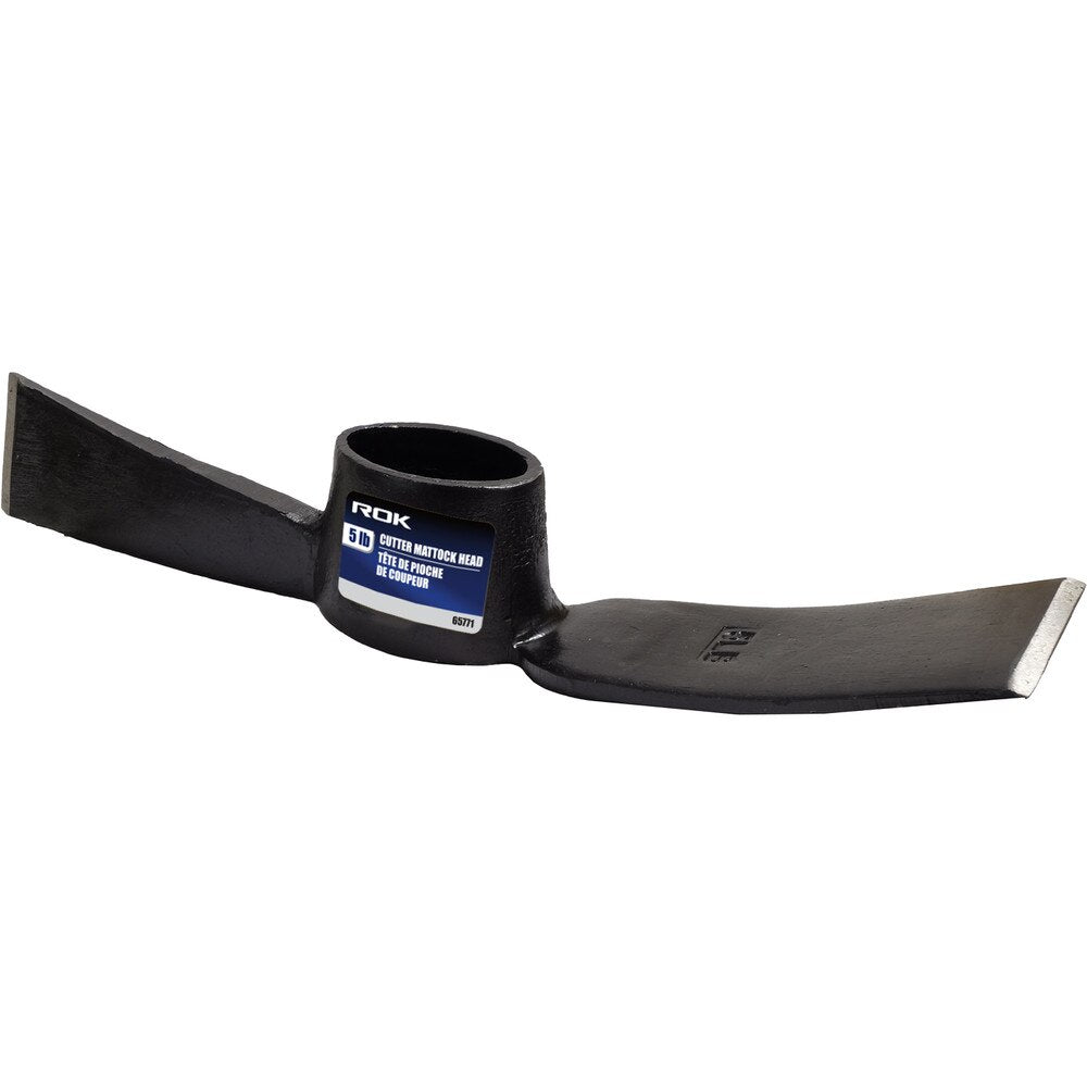 5 lb Cutter Mattock Head | Heavy-Duty Digging and Root-Cutting Tool