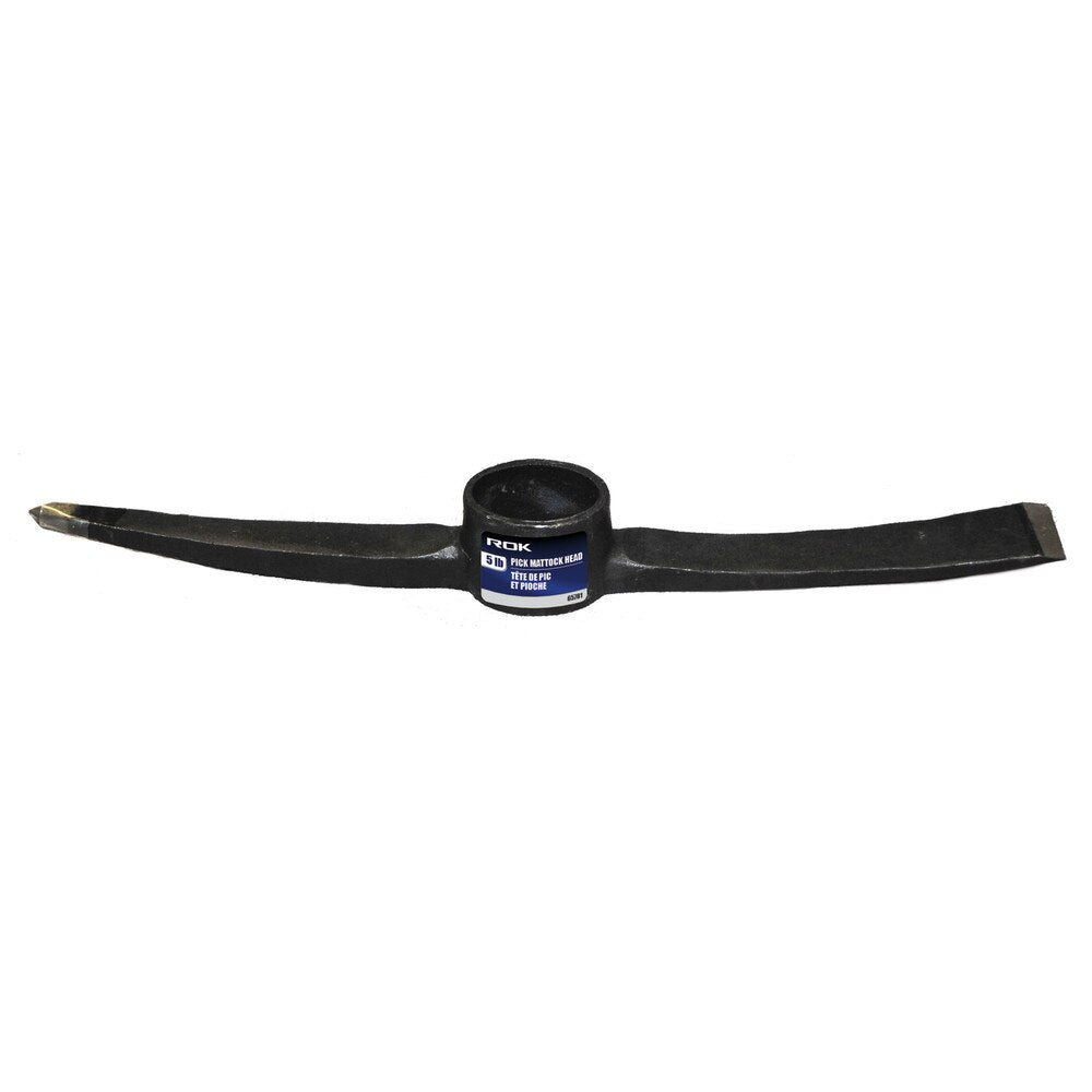 5 lb Pick Mattock Head | Heavy-Duty Digging and Ground-Breaking Tool