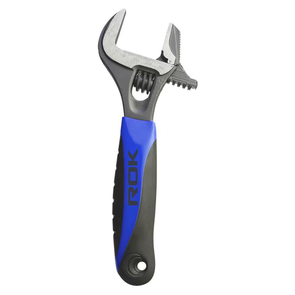 2-in-1 Wide Mouth Adjustable Wrench | Dual-Function Hand Tool