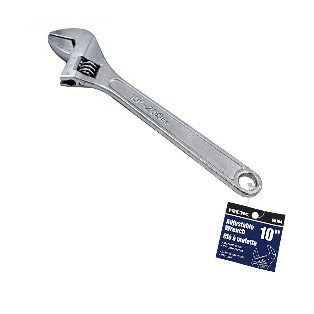 ROK 66164 10in Adjustable Wrench