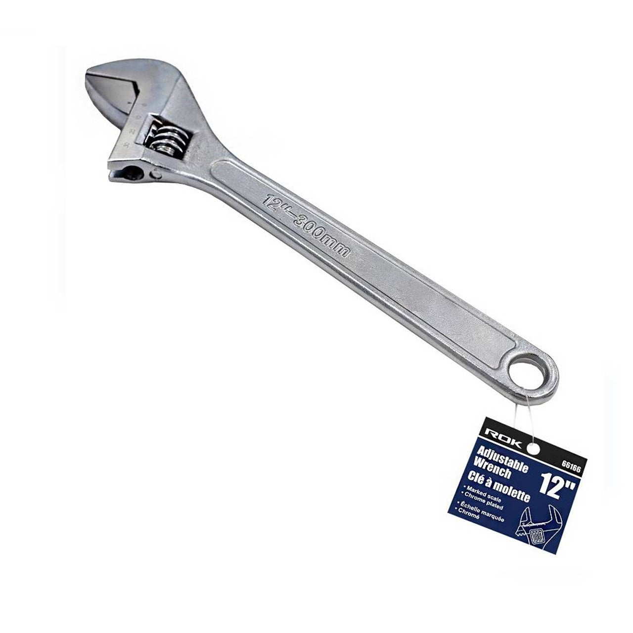 ROK 66166 12in Adjustable Wrench