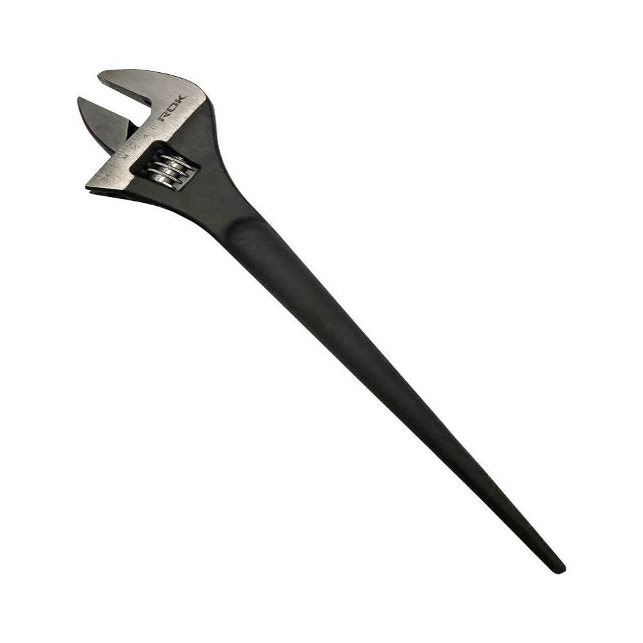 ROK 66192 12in Adjustable Spud Wrench with Scale