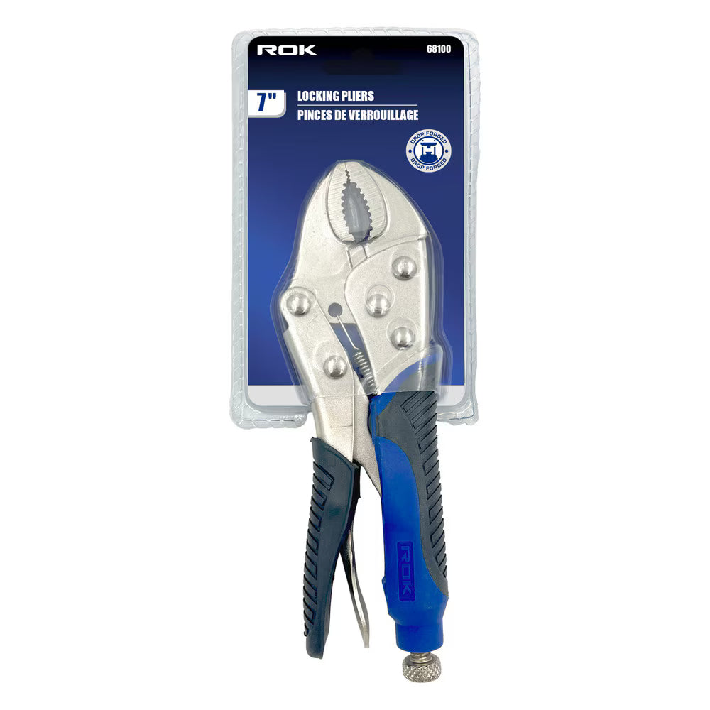 7" Locking Pliers for Secure Gripping and Clamping