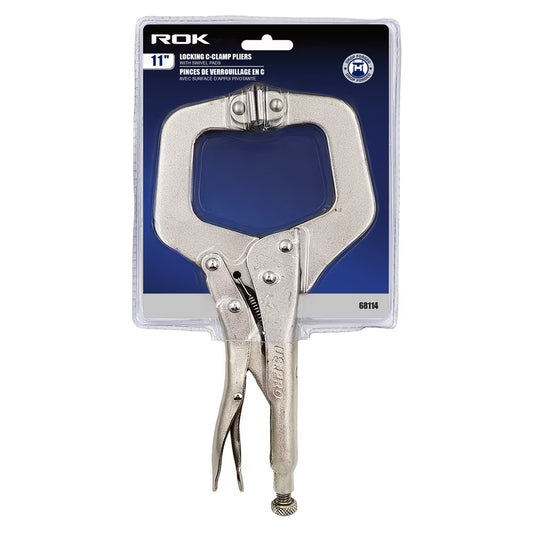 11" Locking C-Clamp Pliers for Secure Clamping