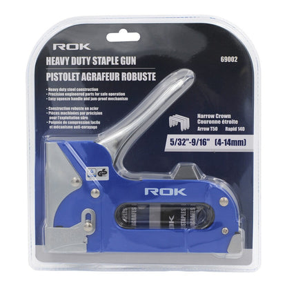 Heavy Duty Staple Gun | Manual Staple Gun for Upholstery, Wood, Fabric, Carpentry & Home Repair