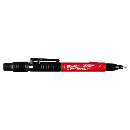 Milwaukee INKZALL™ 48-22-3115 Double Sided Black Jobsite Marker – Ultra Fine & Fine Point