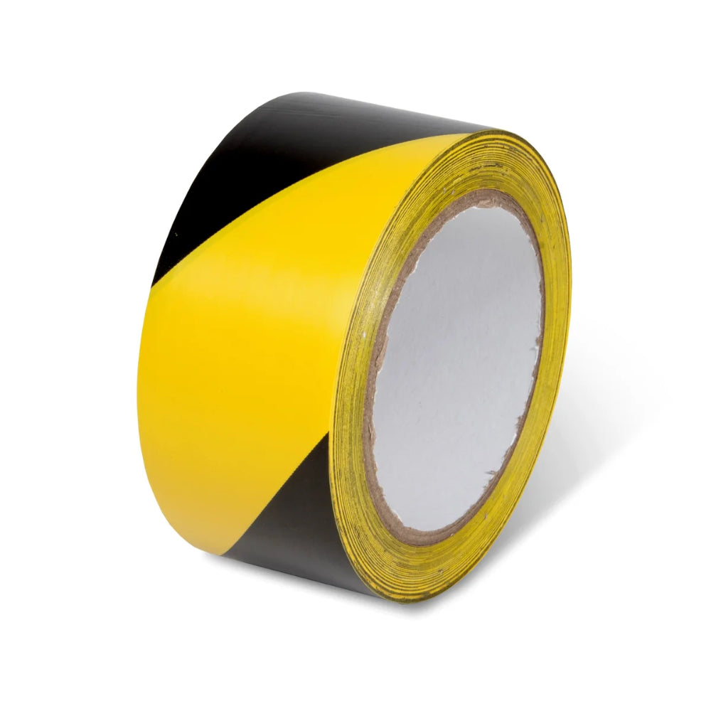 Yellow Black Warning Tape 2" x 108 ft – High-Visibility Safety Tape