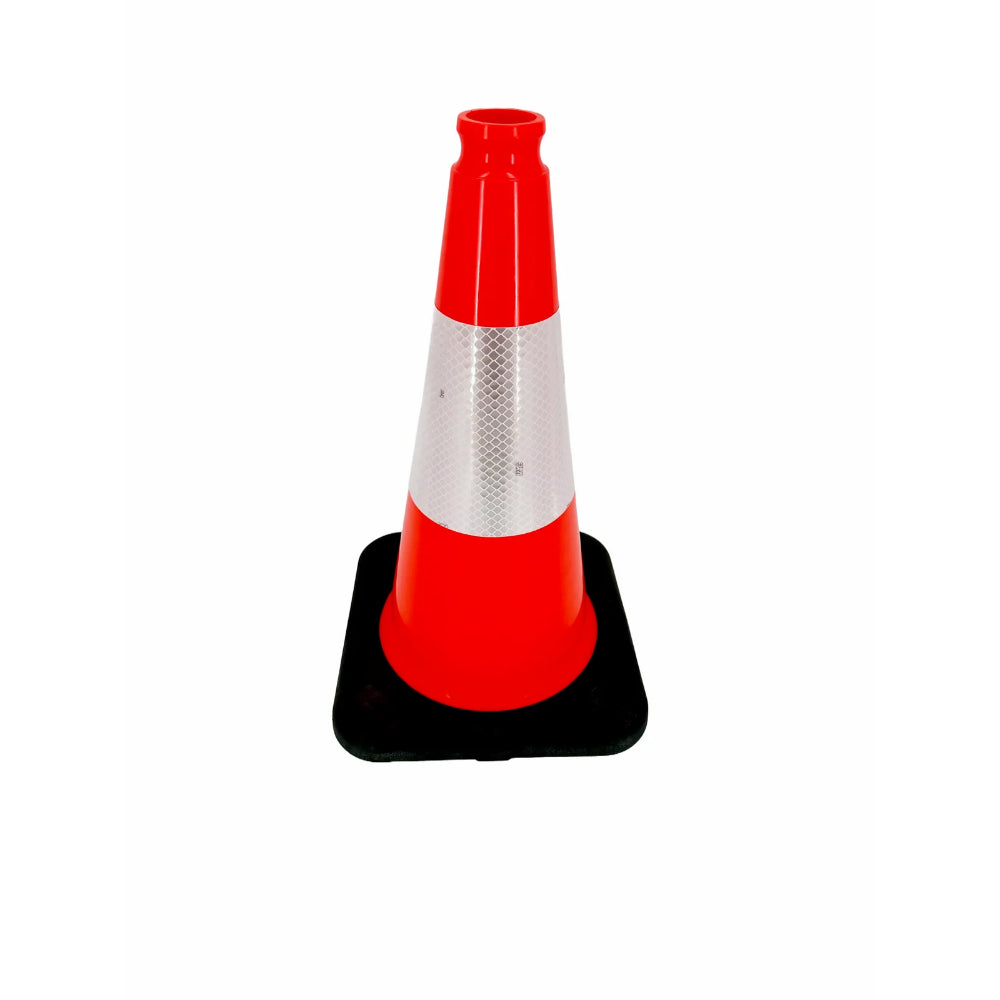 18" Orange Traffic Cone With 3M Reflective Collar | Traffic Safety Cone