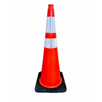 36" Orange Traffic Cone With 3M Reflective Collar | Safety & Roadway Cone