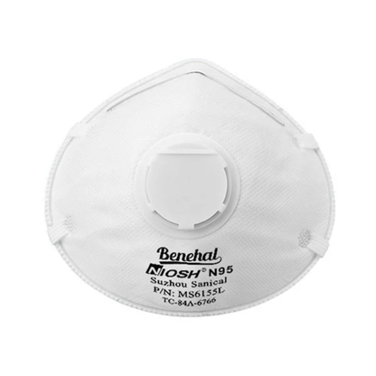 LEO Benehal N95 Mask NIOSH Approved Respirators with Valve (15/Box)