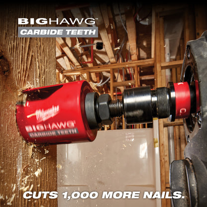 Milwaukee 49-56-9280 7pc BIG HAWG Carbide Teeth Plumber's Hole Saw Kit
