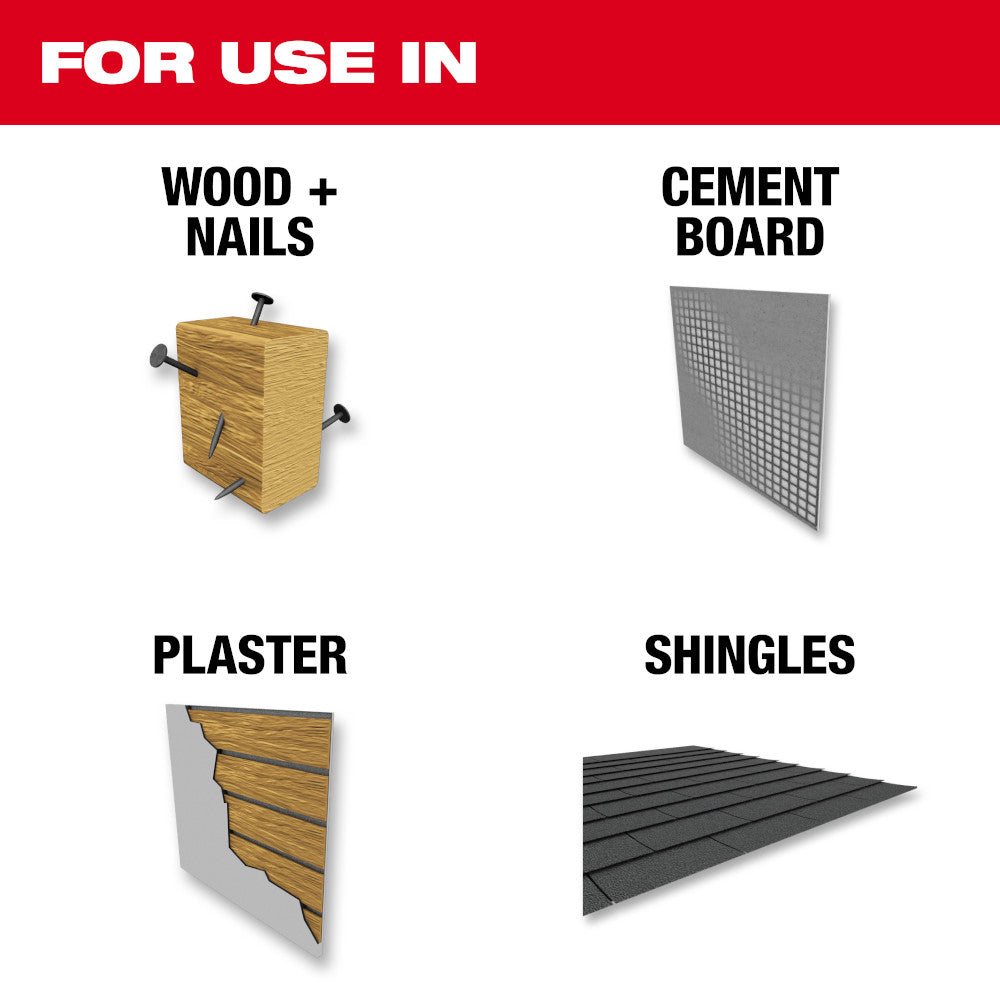 Milwaukee 49-56-9280 7pc BIG HAWG Carbide Teeth Plumber's Hole Saw Kit