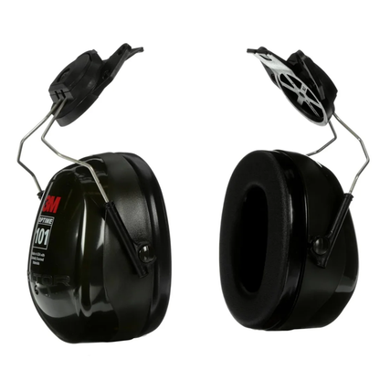 3M™ PELTOR™ Optime™ 101 Earmuffs, H7P3E, Hard Hat Attached
