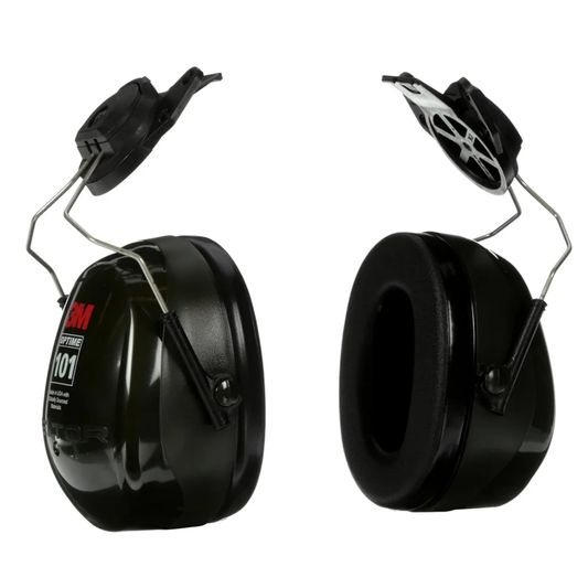 3M™ PELTOR™ Optime™ 101 Earmuffs, H7P3E, Hard Hat Attached