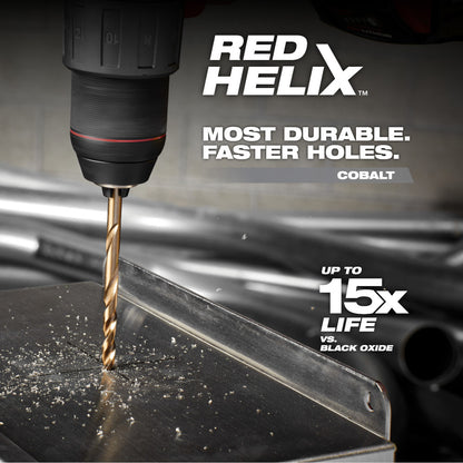Milwaukee 48-89-2306 9/64in Cobalt RED HELIX Twist Drill Bit