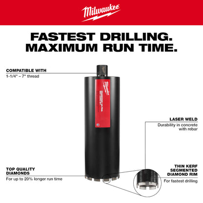 Milwaukee 48-17-5020 2in Diamond Ultra Wet Core Drill Bit
