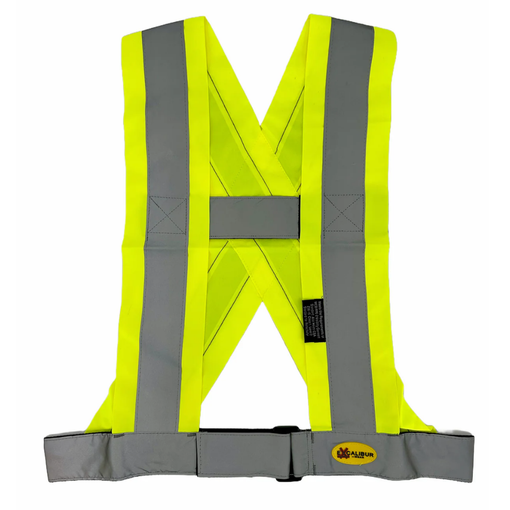LEO Traffic Sash Belt (YELLOW) with Reflective Tape