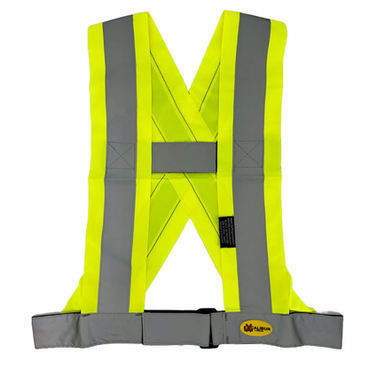 LEO Traffic Sash Belt (YELLOW) with Reflective Tape
