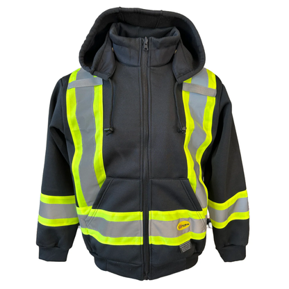 LEO Hoodie (BLACK) with Reflective Tape