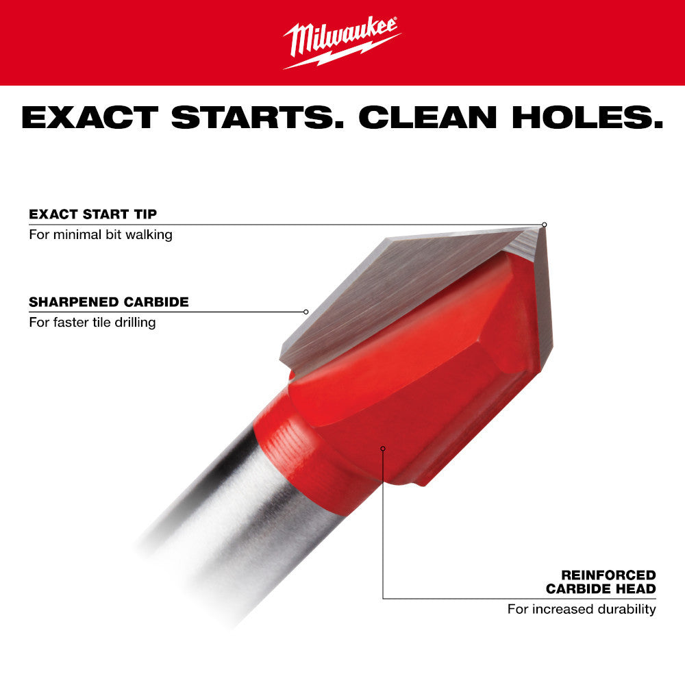 Milwaukee 48-20-8983 5/16in Glass and Tile Bit