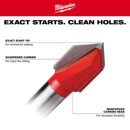 Milwaukee 48-20-8983 5/16in Glass and Tile Bit