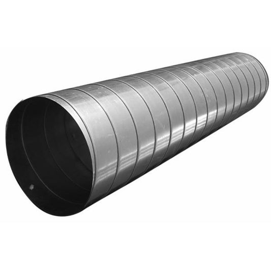 Galvanized Spiral Pipe 28 Gauge 2-LC | HVAC Ductwork | 10 ft