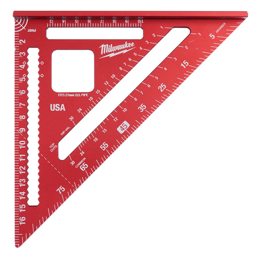 Milwaukee SQ170 180mm Metric Rafter Square