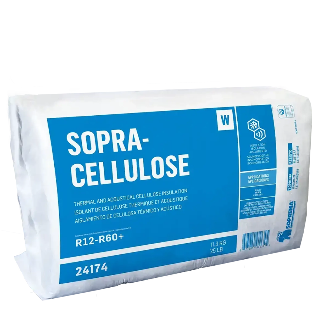 SOPREMA 24174 Sopra-Cellulose Thermal & Acoustical Cellulose Insulation