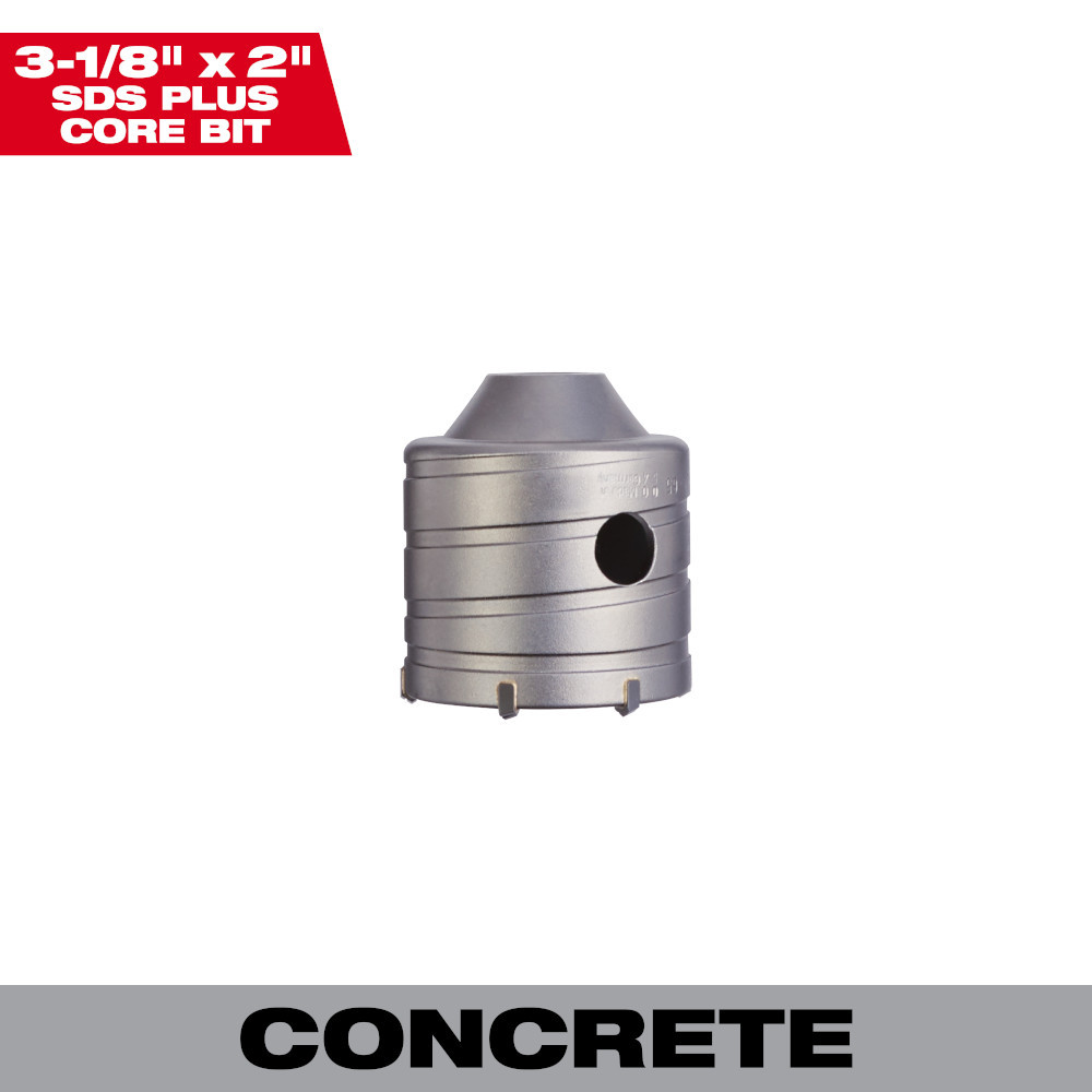 Milwaukee 48-20-5235 3-1/8in x 2in SDS-PLUS Core Bit