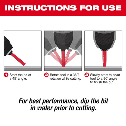 Milwaukee 49-56-0503 3/16in Diamond Max Hole Saw