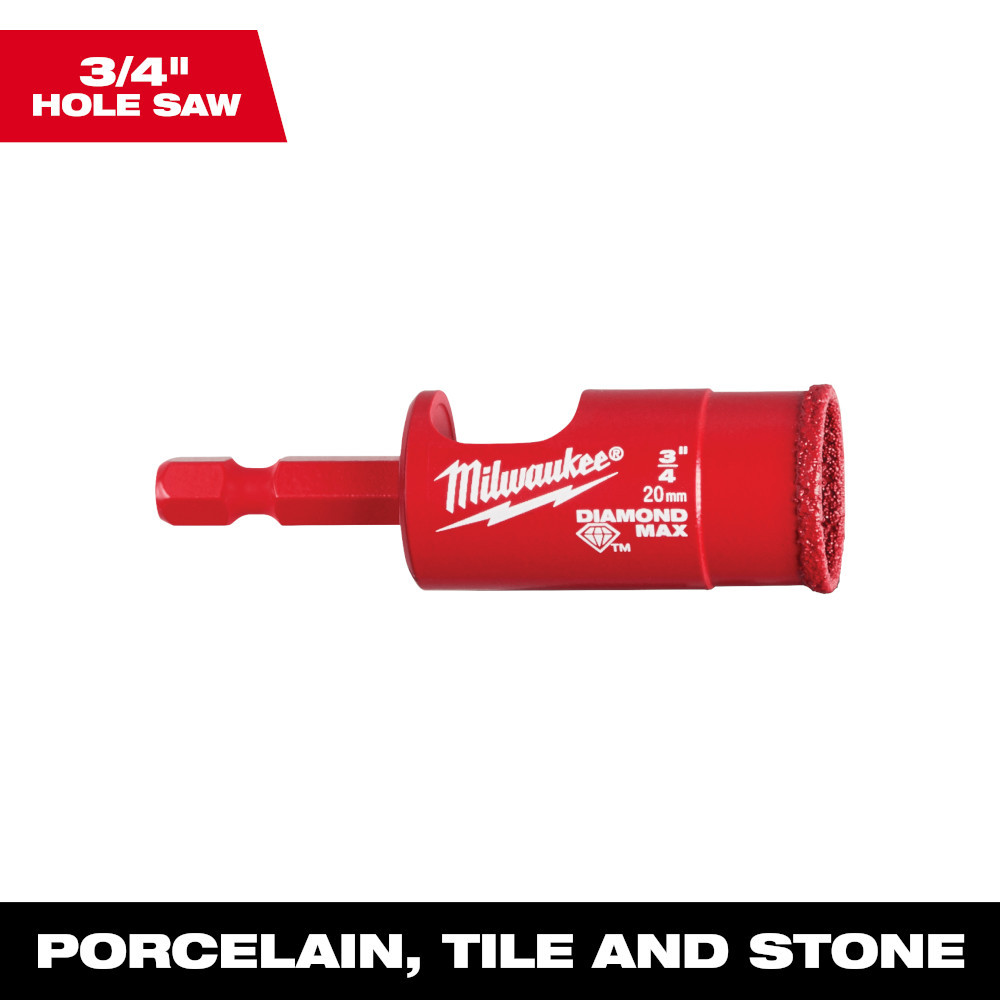 Milwaukee 49-56-0515 3/4in Diamond Max Hole Saw