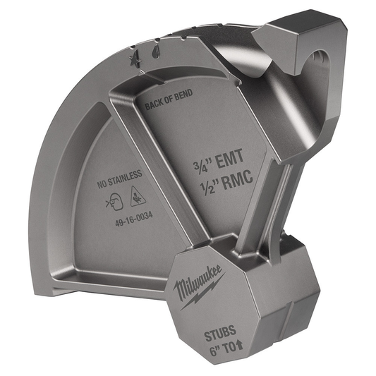 Milwaukee 49-16-0034 3/4in EMT & 1/2in RMC Conduit Bending Shoe for 5150-20 M18 Branch Conduit Bender